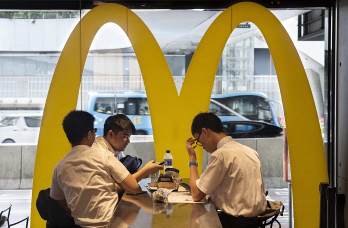 McDonald's slides after JP Morgan says chain's earnings seem 'softer'