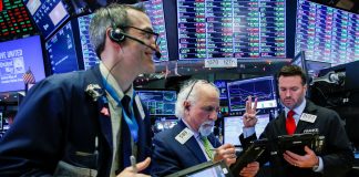 New intraday highs for 3 averages