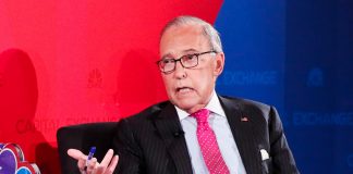 Larry Kudlow says US has contained the coronavirus and the economy is holding up nicely